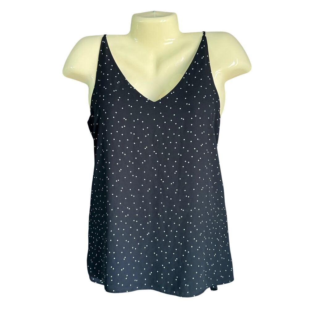 Reitmans Essentials Small Black Star Print Cami Tank Top